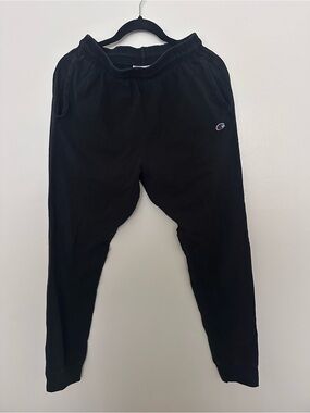 Champion Black Fleece Jogger Pants